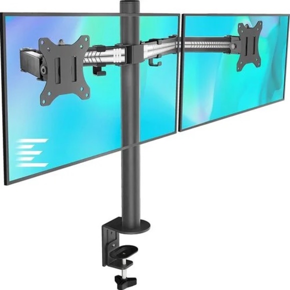 EleTab Dual-Arm Monitor Desk Arm Stand Adjustable ELT-DM02 *Brand New* - Picture 2 of 5